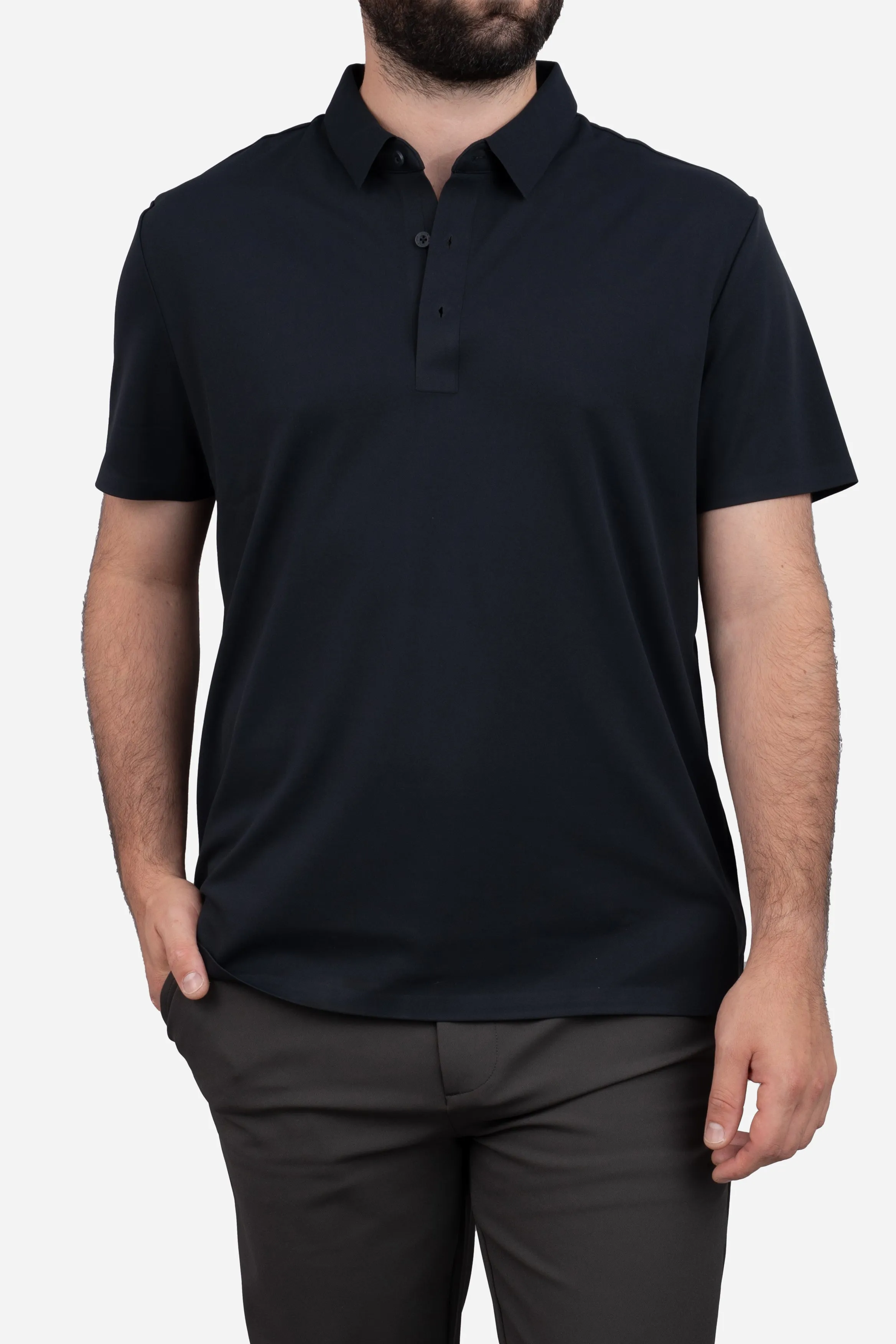 Tech Polo Black sold by Under 510