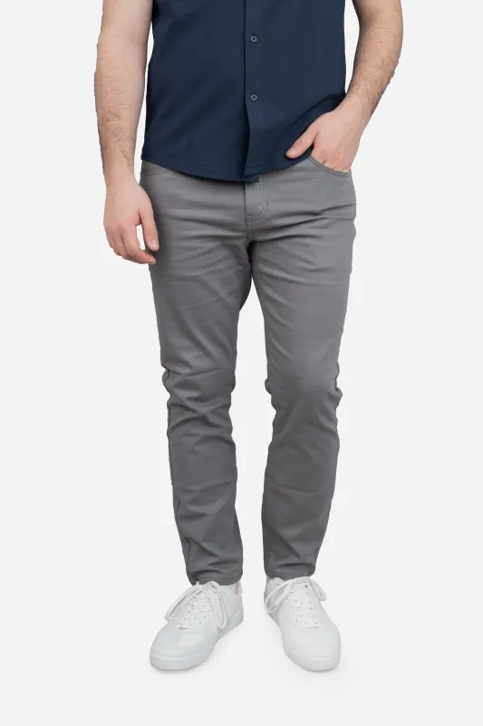 Garment Dyed Stretch Jeans Gray sold by Under 510