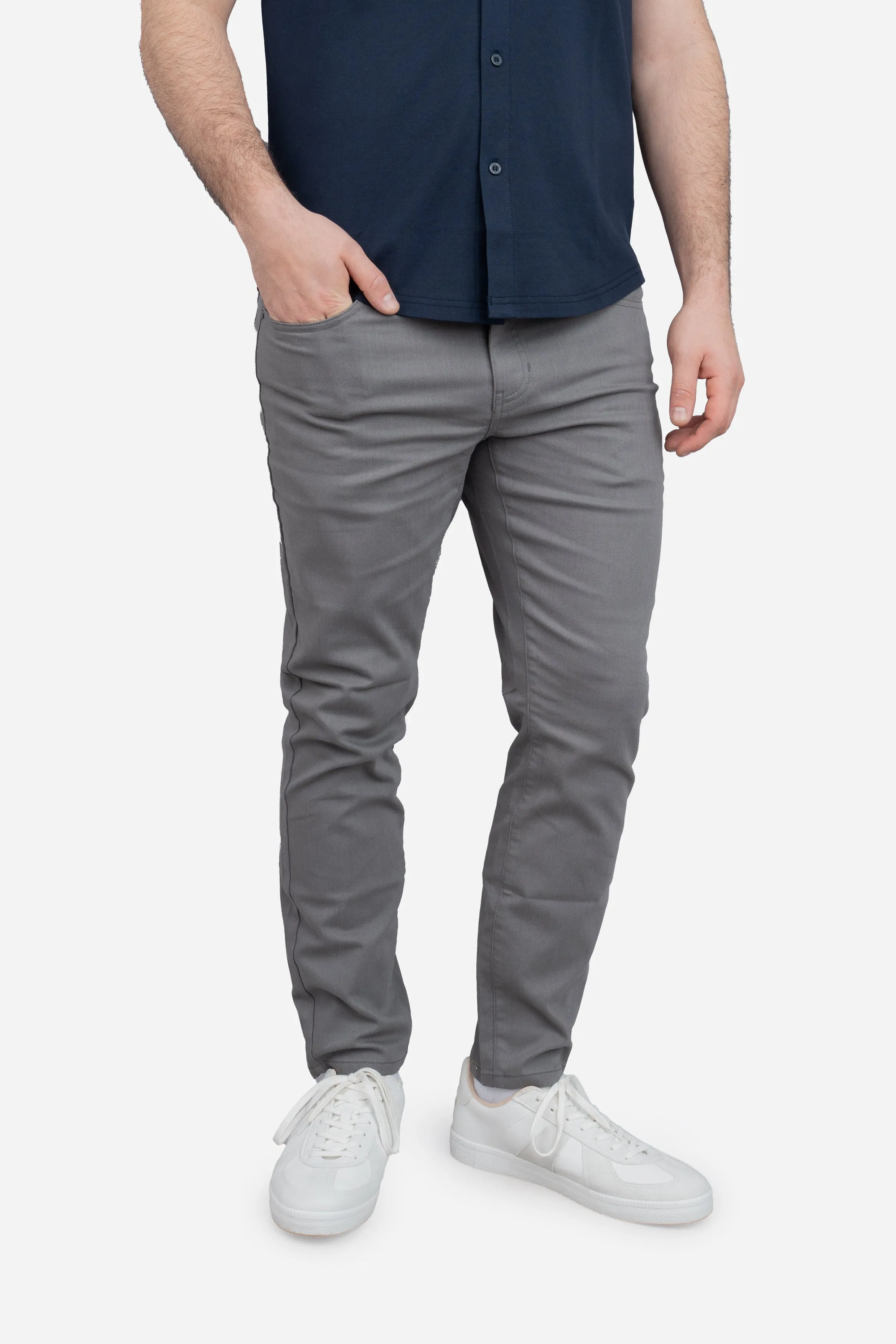 Garment Dyed Stretch Jeans Gray sold by Under 510 product image thumbnail 2
