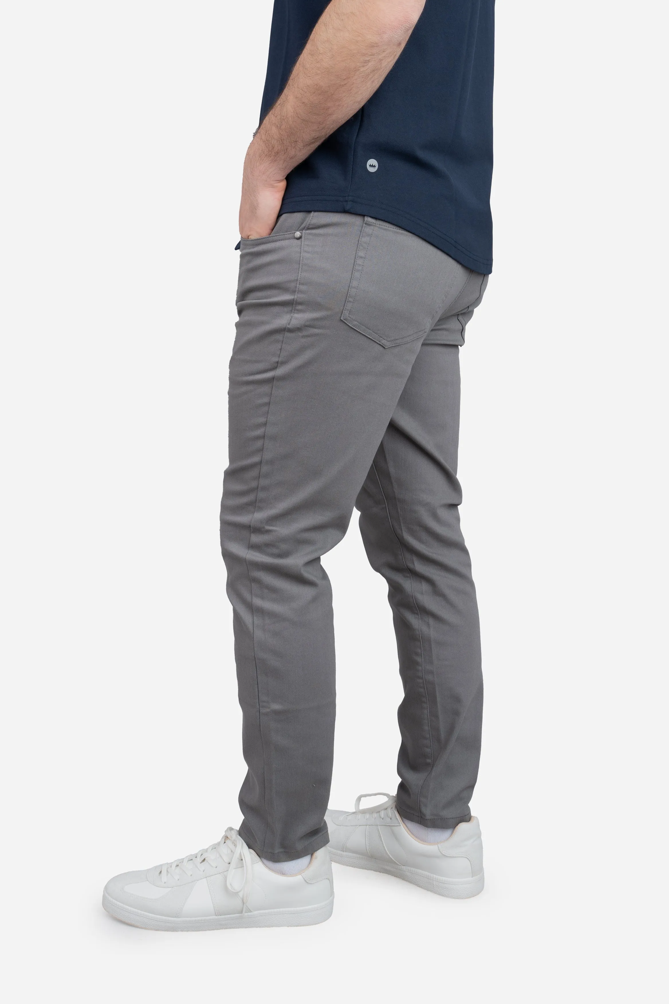 Garment Dyed Stretch Jeans Gray sold by Under 510 product image thumbnail 4