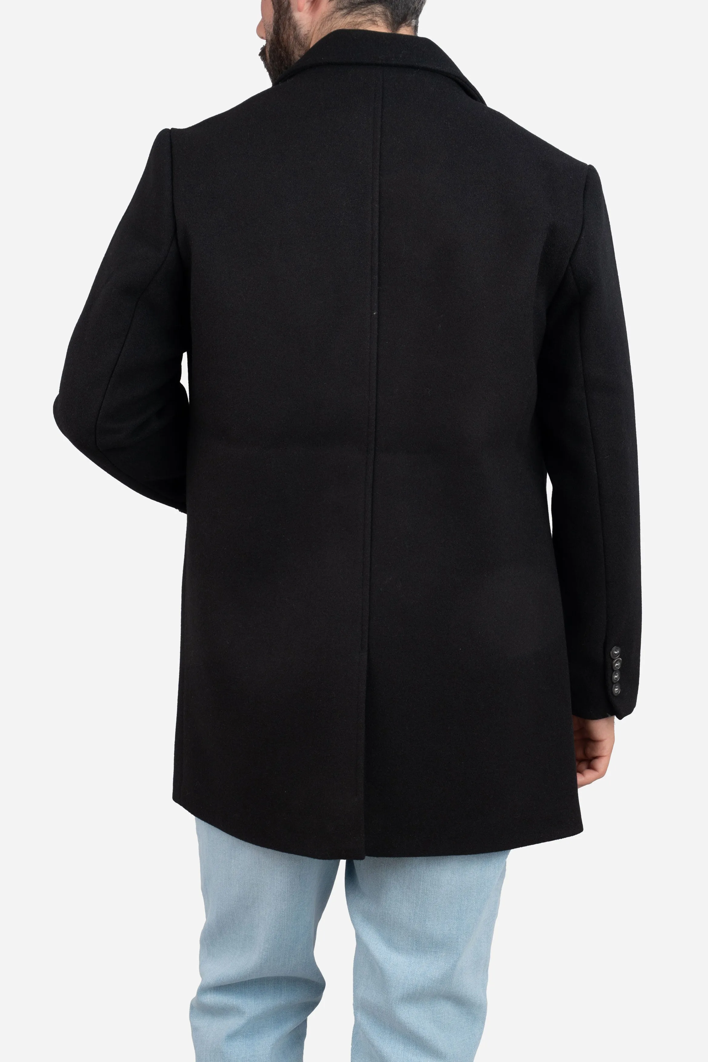 Wool Overcoat Black sold by Under 510 product image thumbnail 2