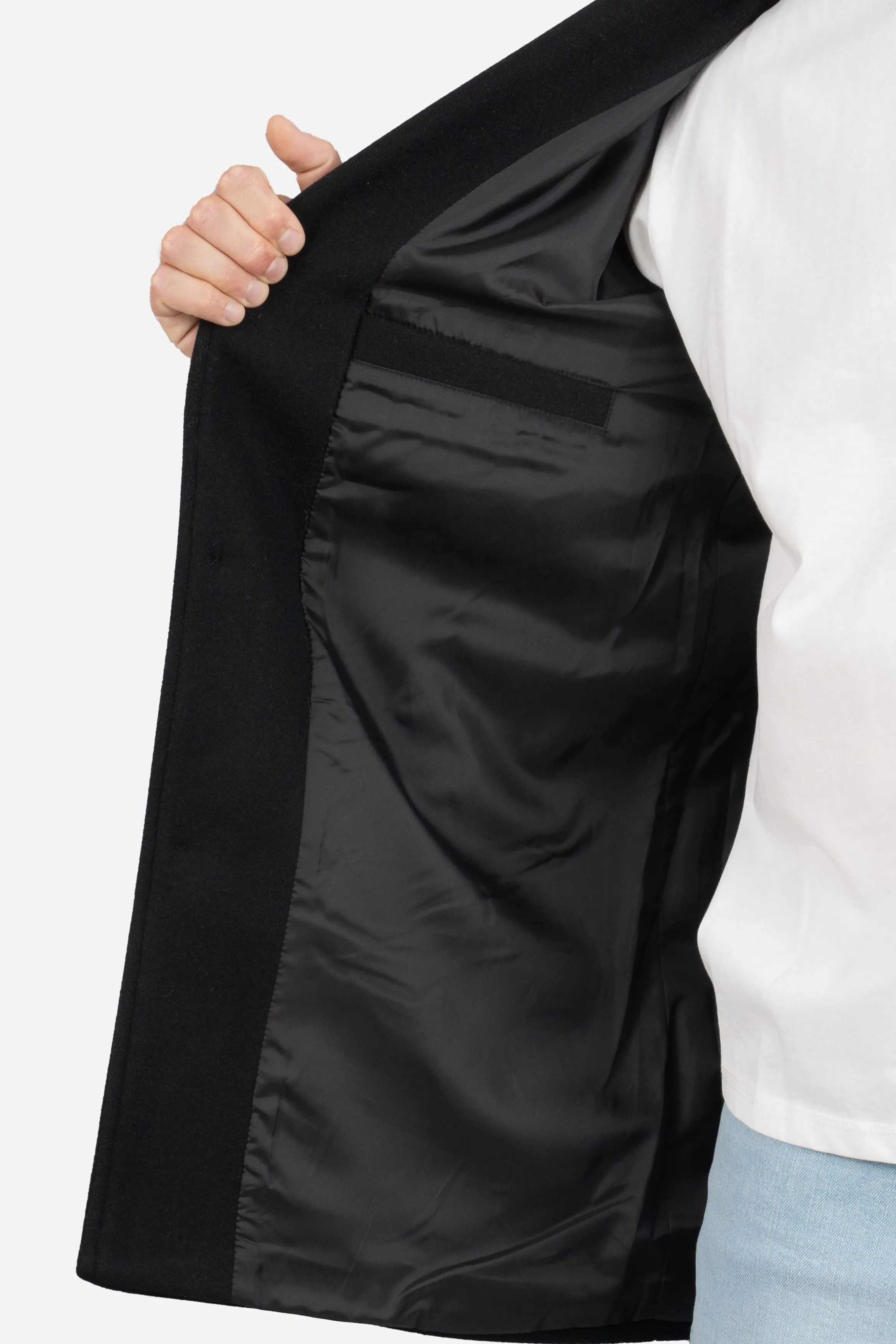 Wool Overcoat Black sold by Under 510 product image thumbnail 3