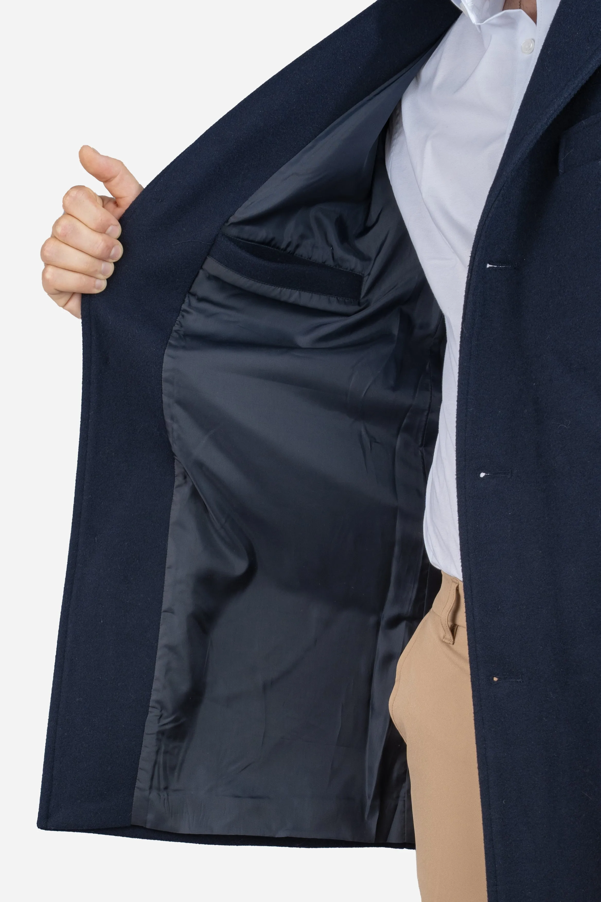 Wool Overcoat Navy sold by Under 510 product image thumbnail 5