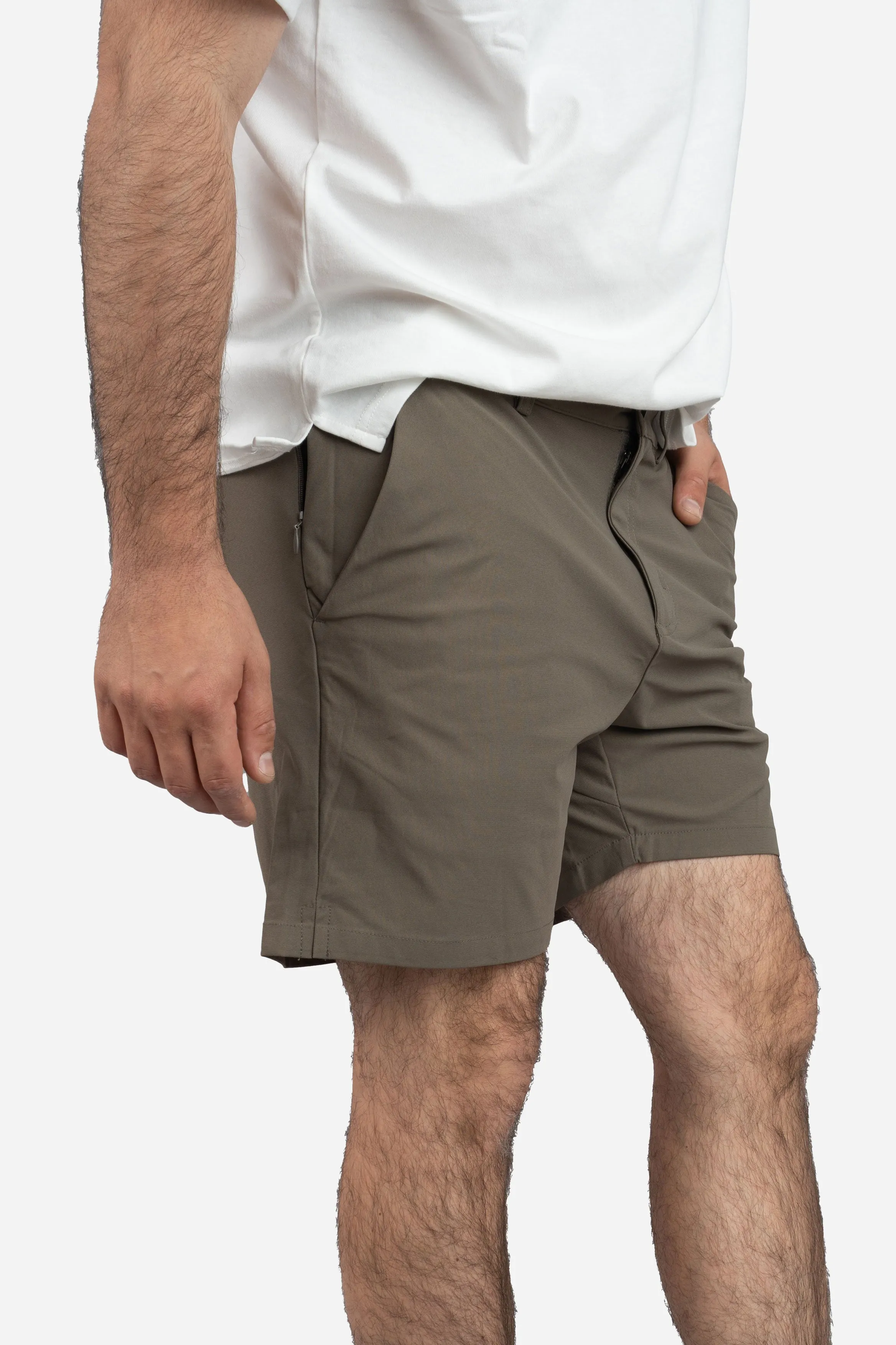 Pace Performance Shorts Taupe sold by Under 510 product image thumbnail 5