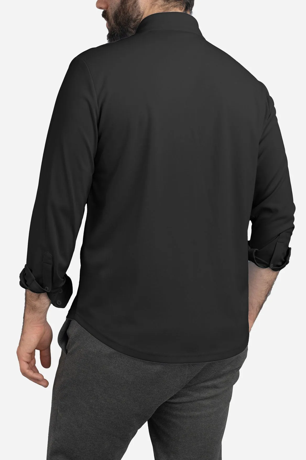 Tech Button Down Shirt Black sold by Under 510 product image thumbnail 2