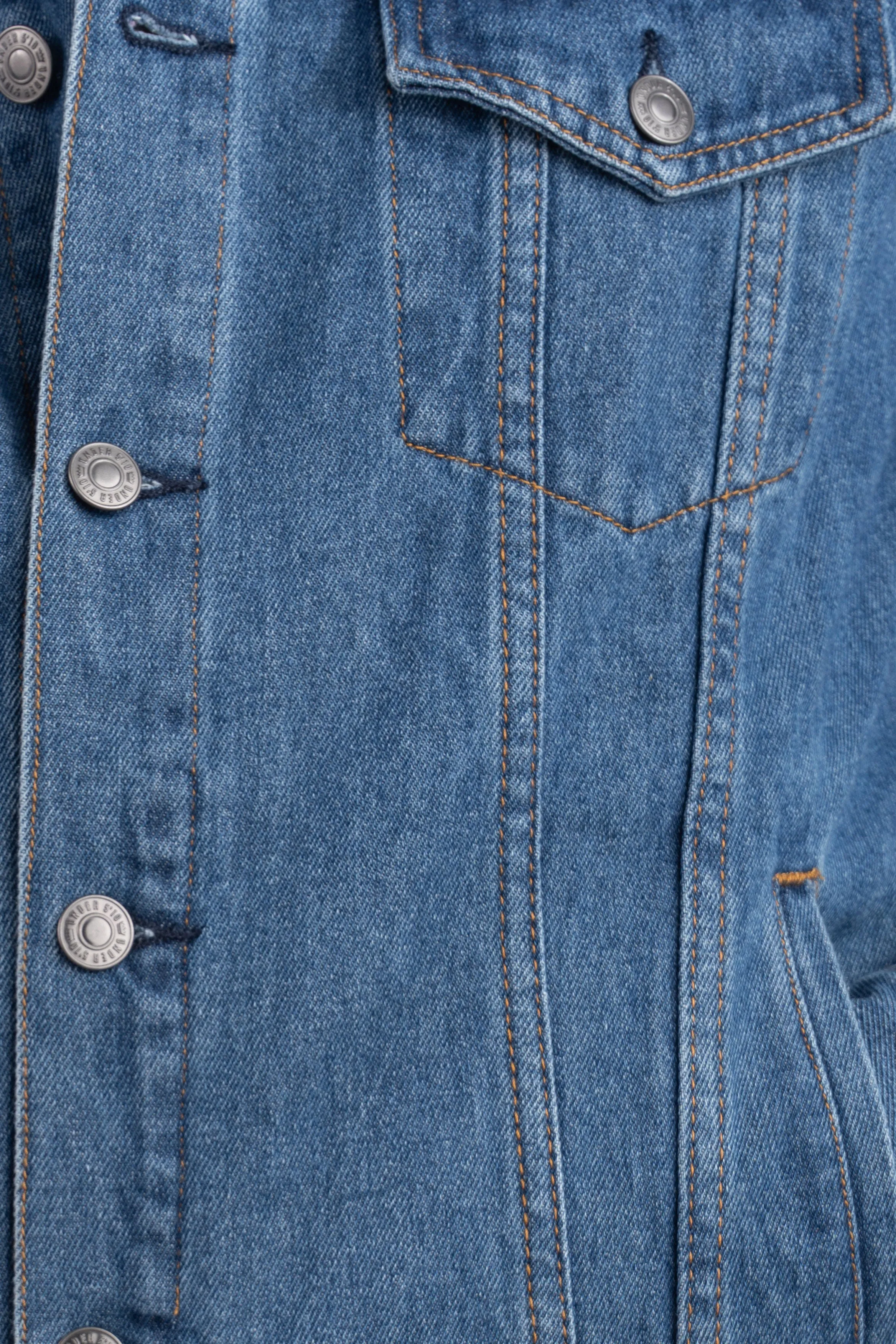 Denim Jacket Medium Wash sold by Under 510 product image thumbnail 2