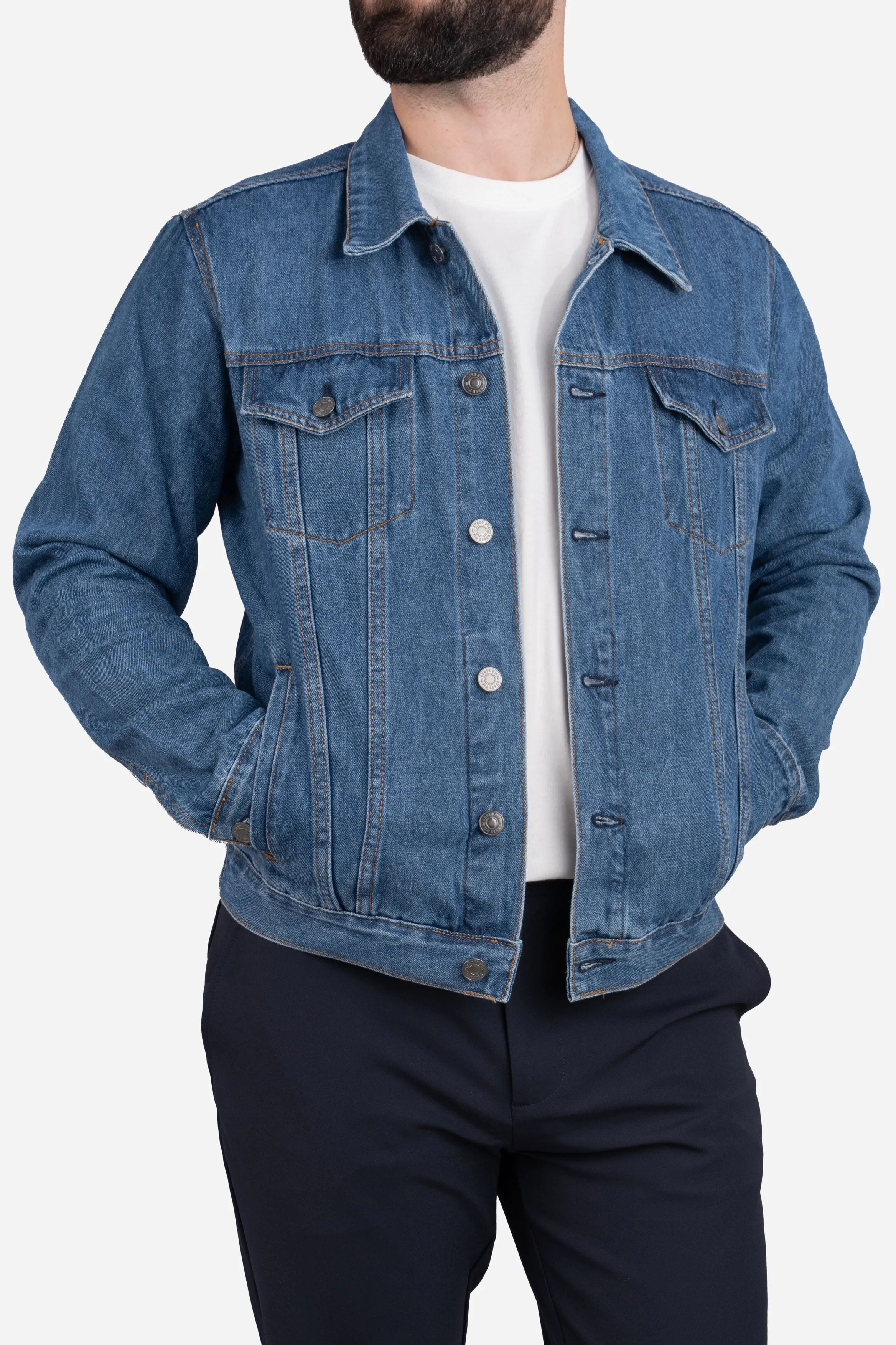Denim Jacket Medium Wash sold by Under 510