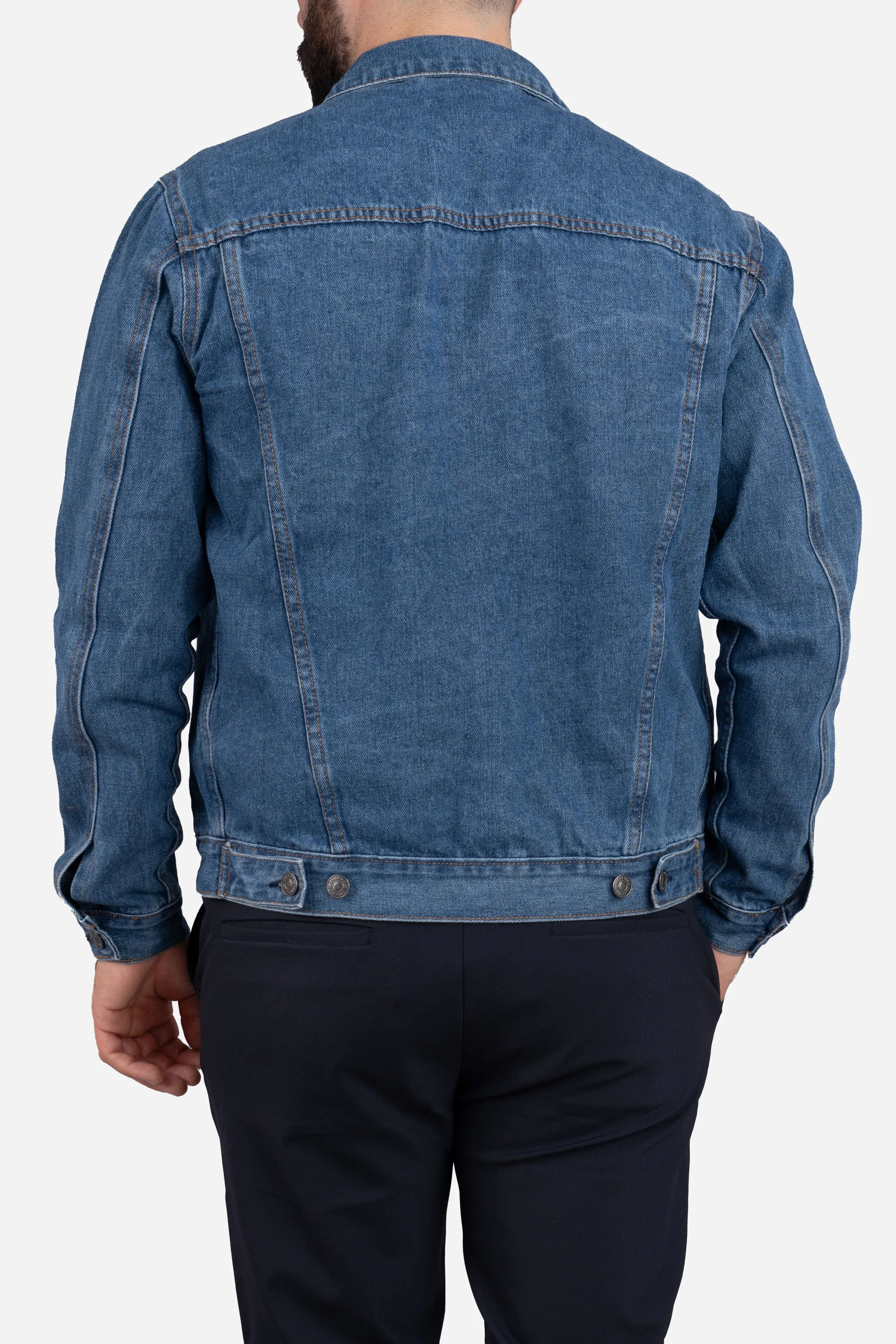Denim Jacket Medium Wash sold by Under 510 product image thumbnail 3