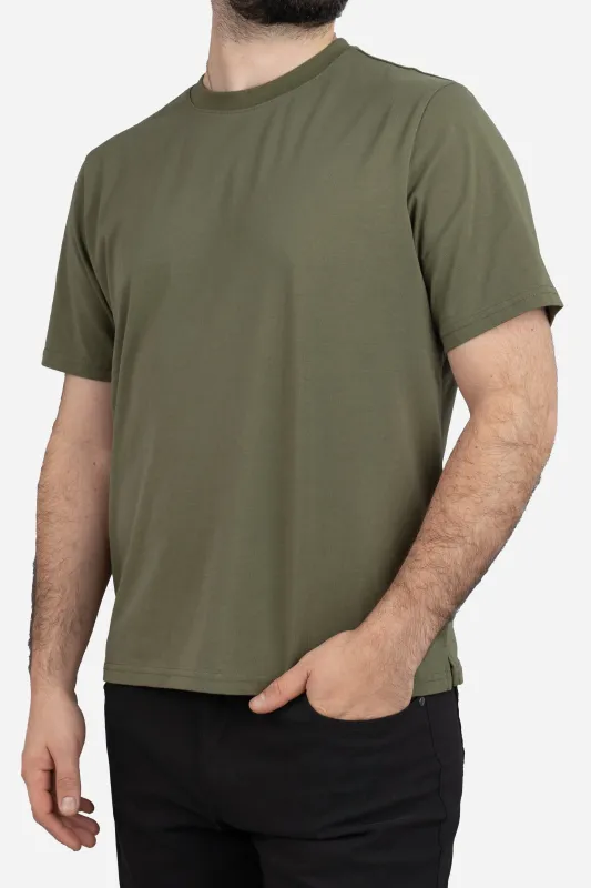 Core T-Shirt Regular Fit Olive sold by Under 510