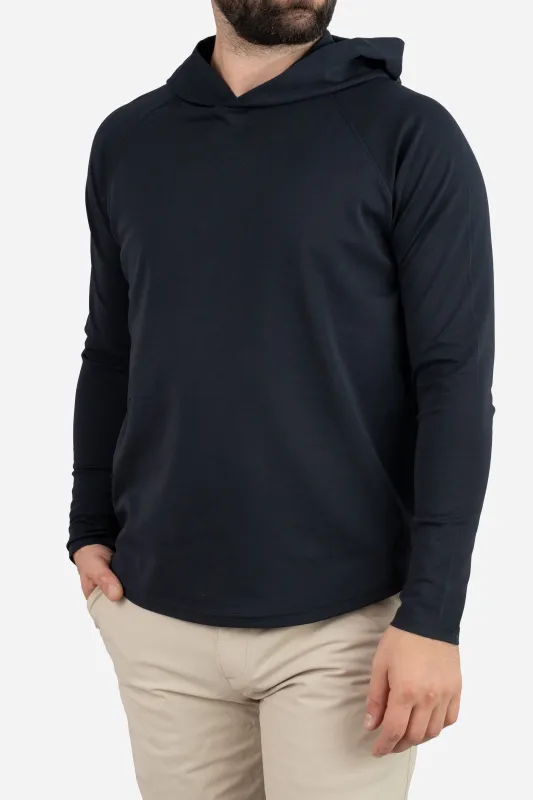 Aero Knit Hooded T Black made by Under 510