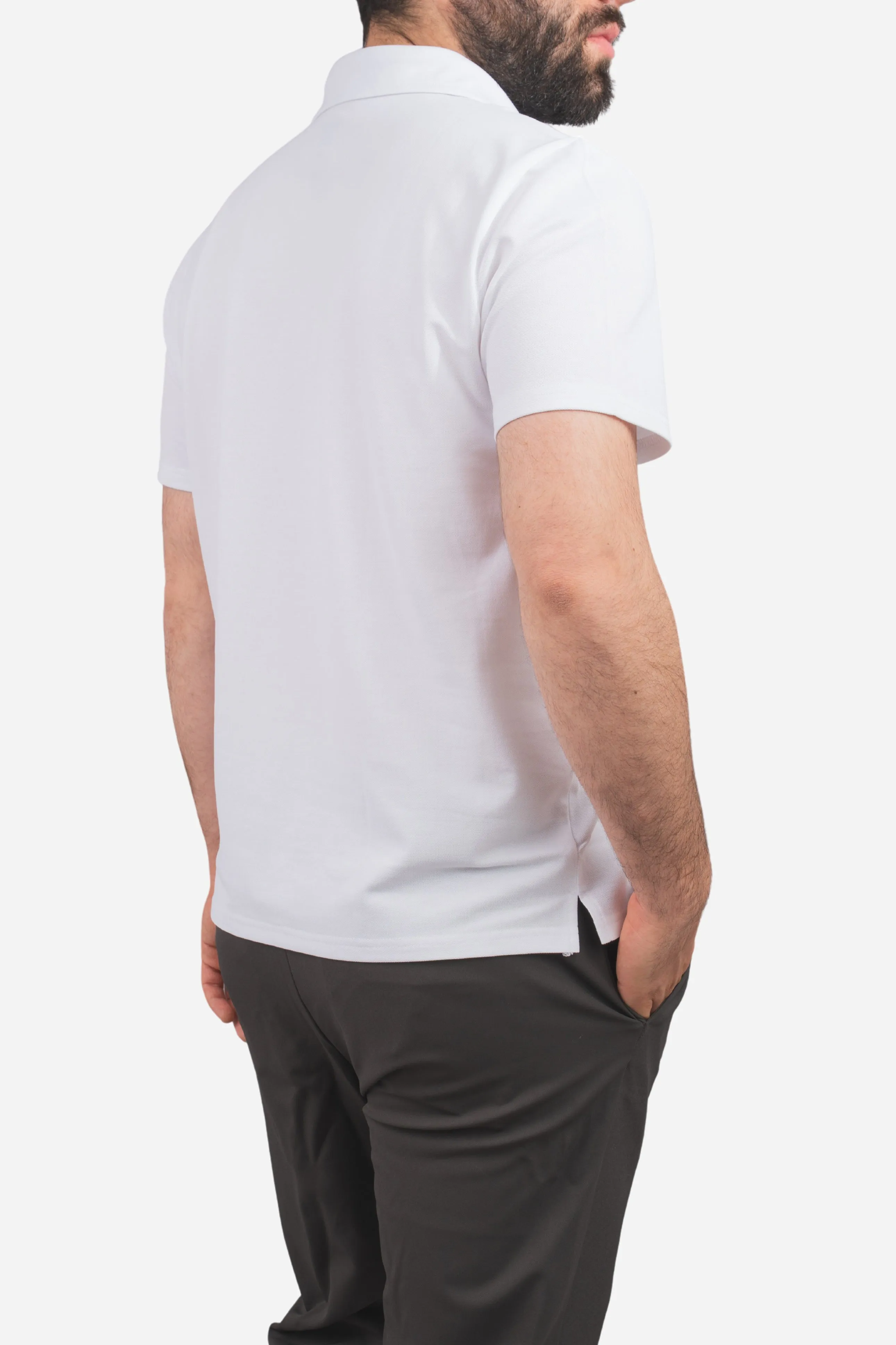 Performance Pique Polo White sold by Under 510 product image thumbnail 2