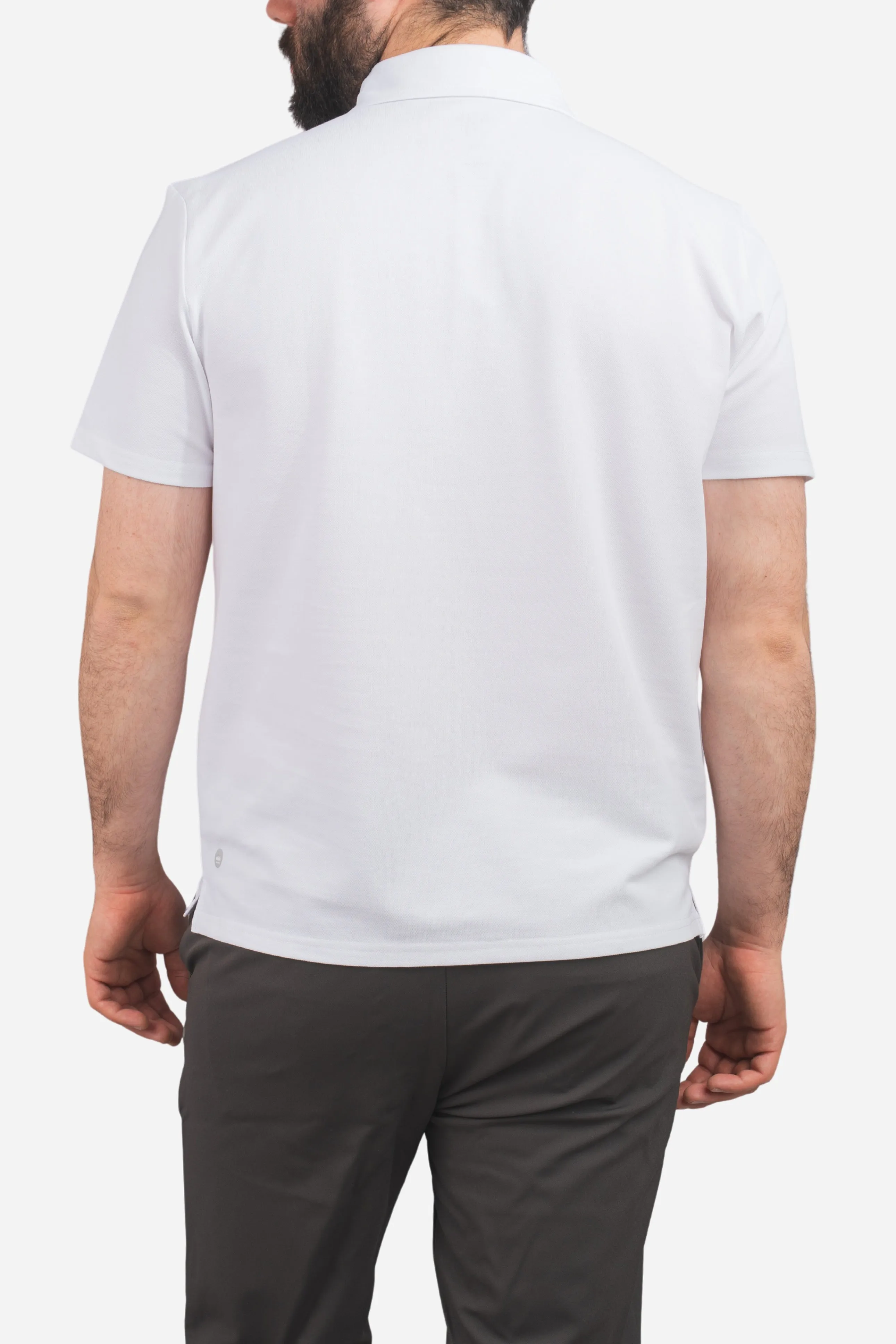 Performance Pique Polo White sold by Under 510 product image thumbnail 3