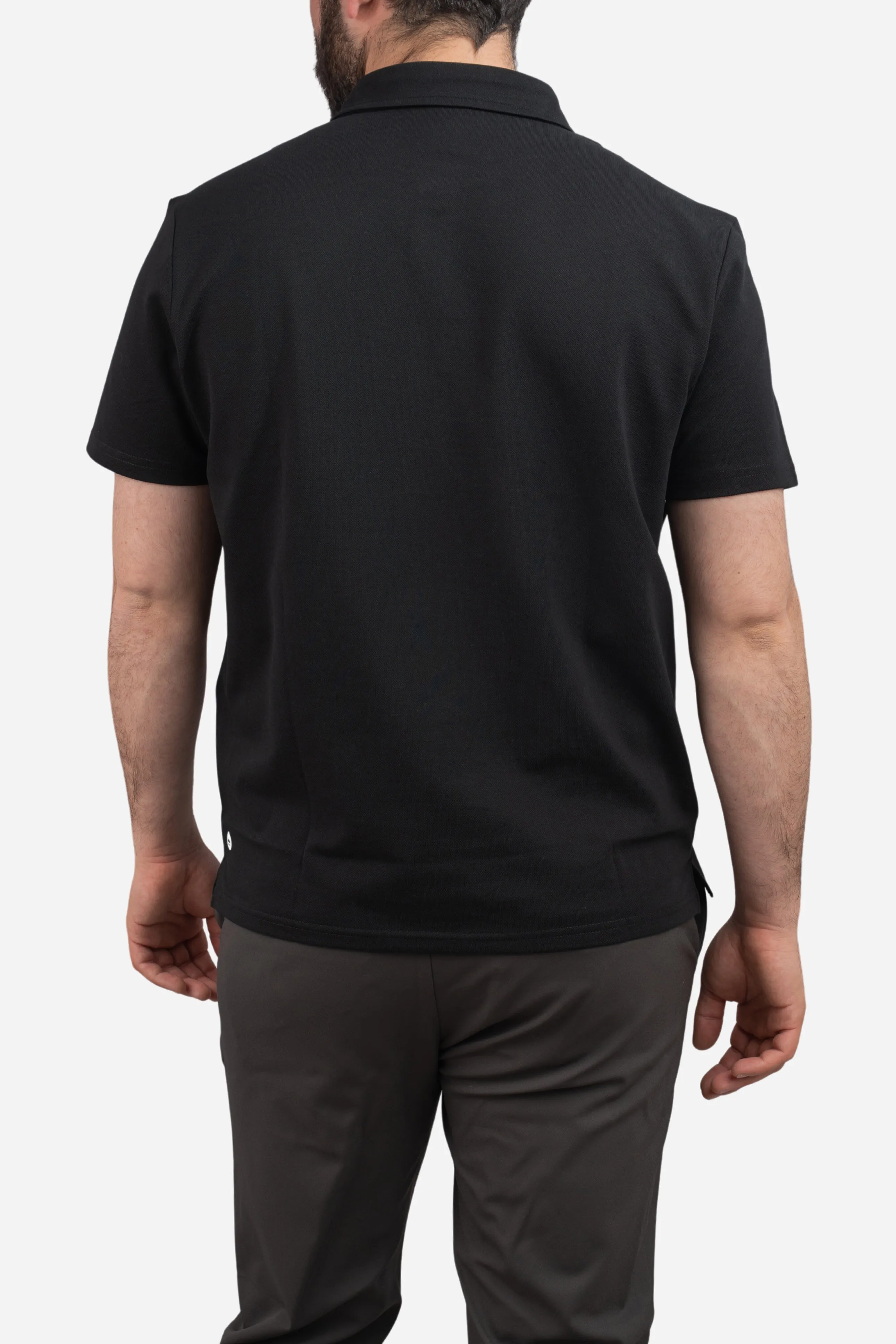 Performance Pique Polo Black sold by Under 510 product image thumbnail 3