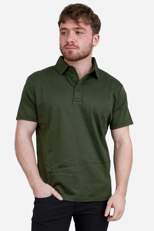 Pima Cool Touch Polo Army Green sold by Under 510