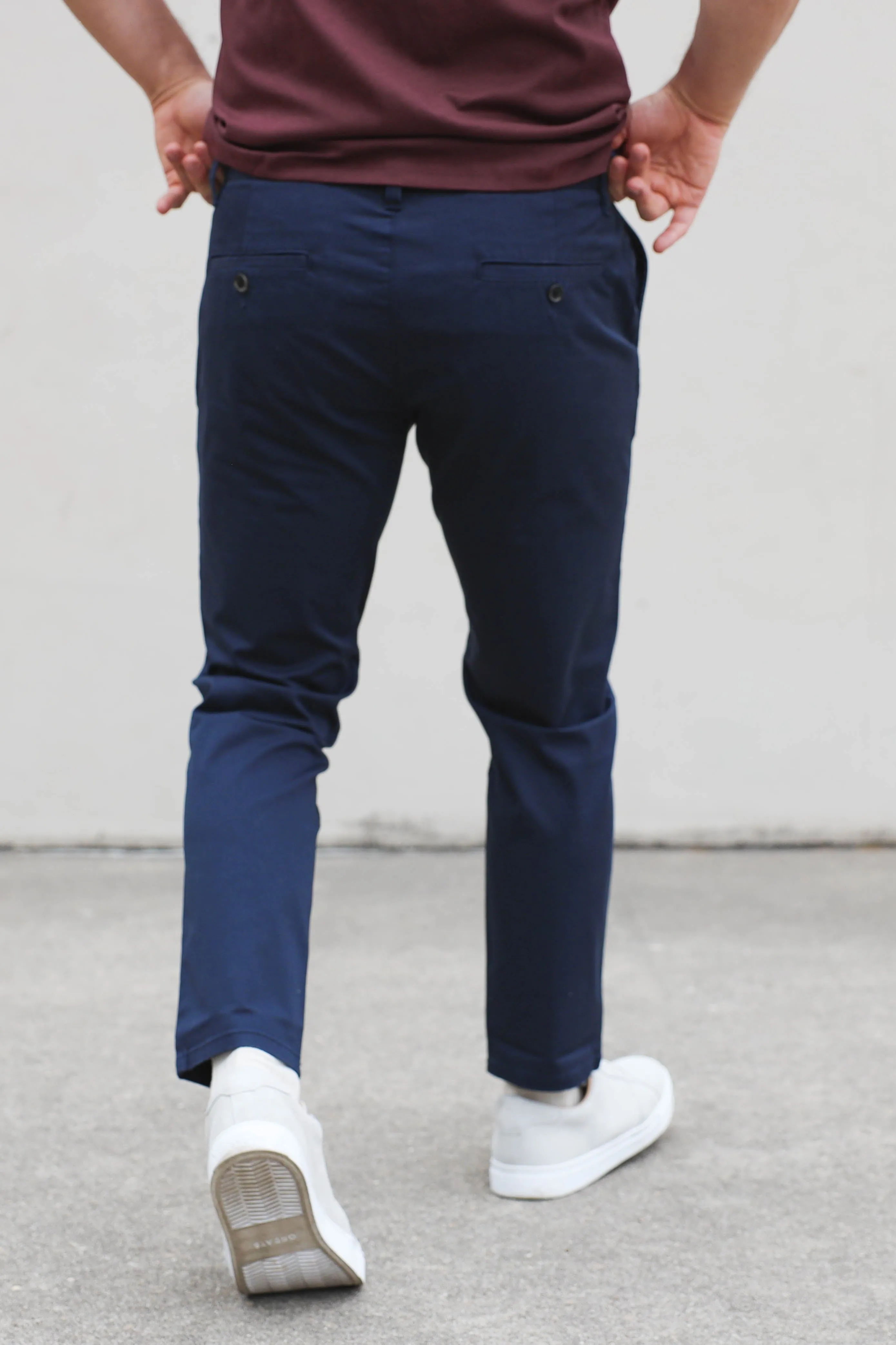 Premium Cotton Stretch Chino Navy sold by Under 510 product image thumbnail 3