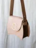 ELEKTRA SMALL CROSSBODY <br> Leather - Nude sold by Under Her Eyes