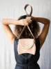 ELEKTRA SMALL CROSSBODY <br> Leather - Nude sold by Under Her Eyes