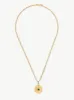ASTRID NECKLACE <br> 18k Gold Plated - Malachite sold by Under Her Eyes