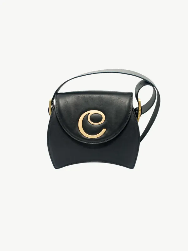 ELEKTRA SMALL CROSSBODY <br> Leather - Black sold by Under Her Eyes