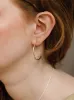 QUINCY HOOPS <br> Sterling Silver sold by Under Her Eyes
