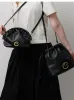 NORMA LARGE CLUTCH <br> Grape Leather - Black sold by Under Her Eyes