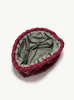 NORMA LARGE CLUTCH <br> Grape Leather - Burgundy sold by Under Her Eyes