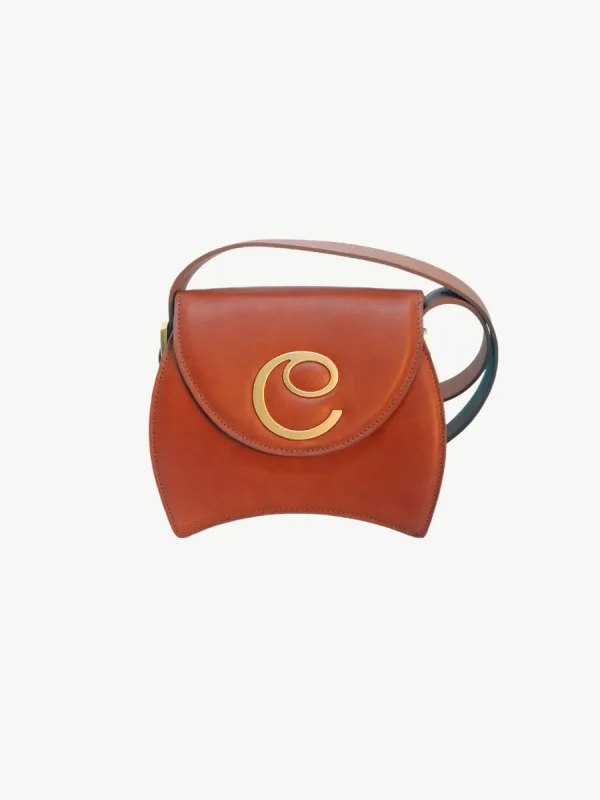 ELEKTRA SMALL CROSSBODY <br> Leather - Tan sold by Under Her Eyes