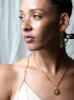 ASTRID NECKLACE <br> 18k Gold Plated - Black Mother Of Pearl sold by Under Her Eyes