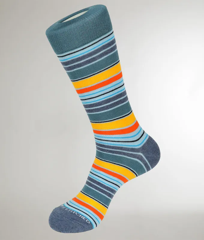 Unsimply Stitched Malibu Stripe Sock sold by Underwear Expert