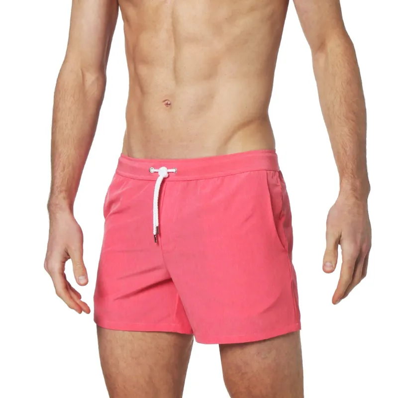 Parke & Ronen Actionwear Rosé Solid Stretch Knockout Boxer Short sold by Underwear Expert