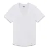 C-IN2 Perfect Pima Relaxed Deep V-Neck T-Shirt White sold by Underwear Expert