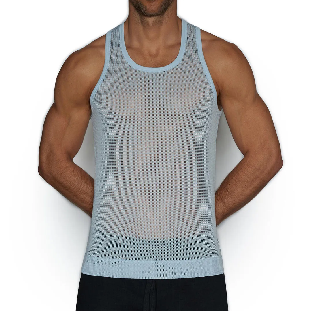 C-IN2 Scrimmage Relaxed Tank Berg Blue sold by Underwear Expert