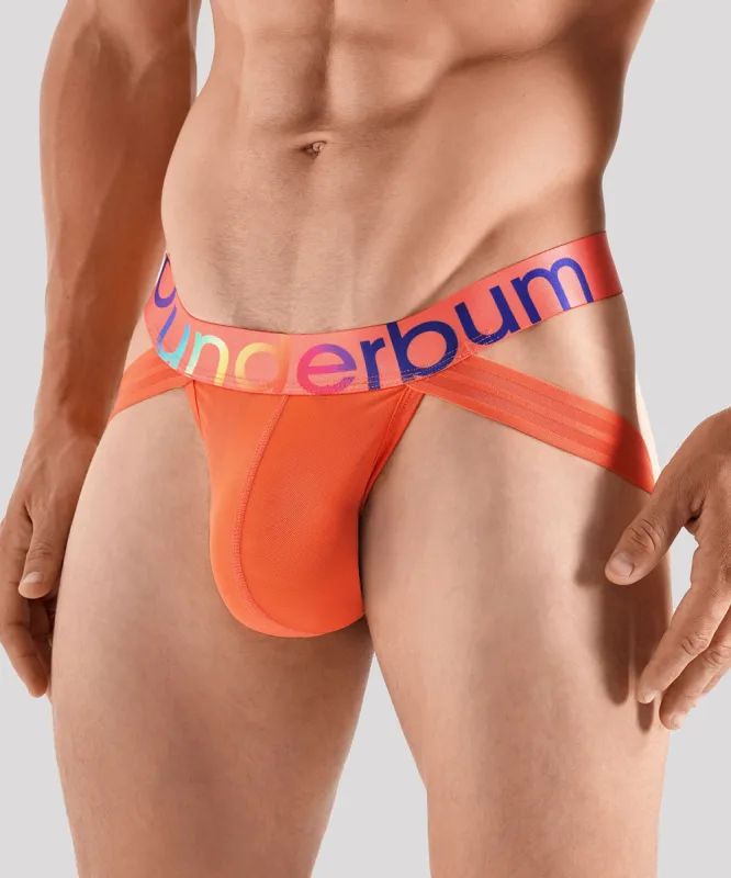 Rounderbum Transparent Pride  [DUAL TECH] Jockstrap sold by Underwear Expert