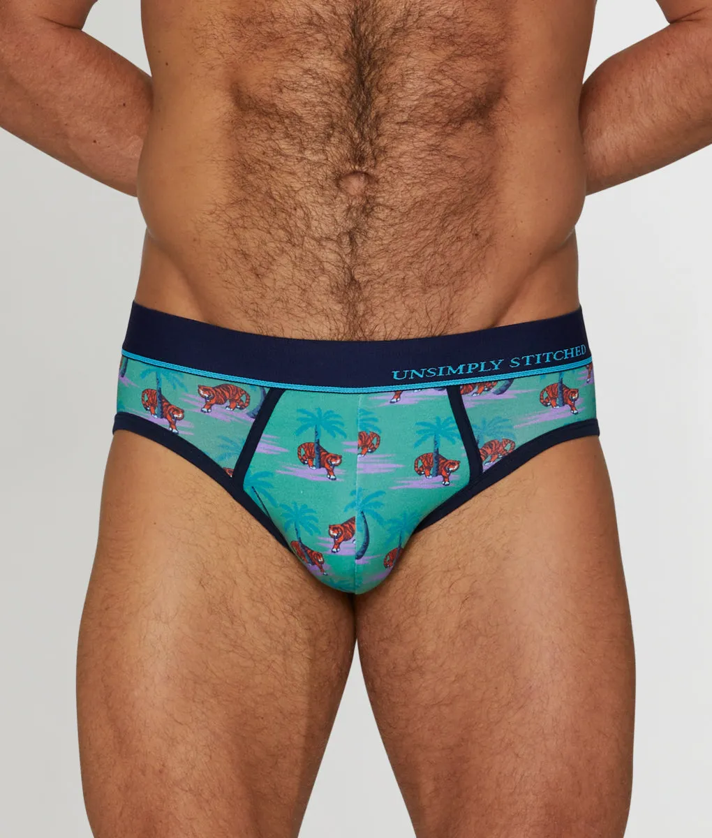 Unsimply Stitched Island Tiger Brief sold by Underwear Expert product image thumbnail 4