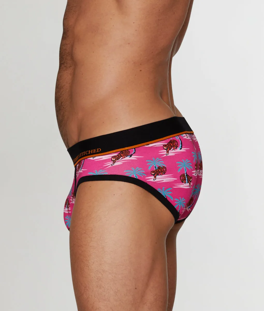 Unsimply Stitched Island Tiger Brief sold by Underwear Expert product image thumbnail 3