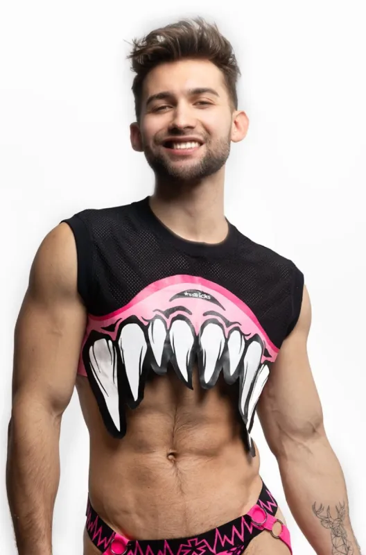 *ssTricks Monster Crop Top | Pink sold by Underwear Expert