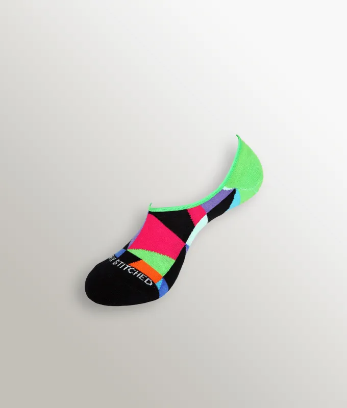 Unsimply Stitched Fragmanted Tile No Show Sock sold by Underwear Expert