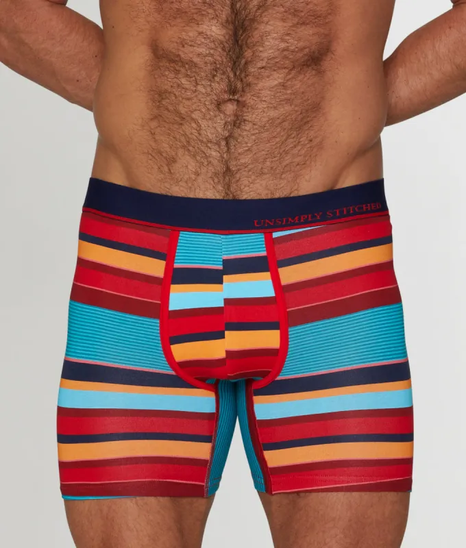 Unsimply Stitched Retro Stripe Boxer Brief sold by Underwear Expert