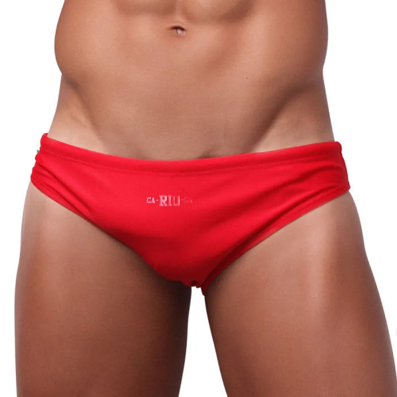 CA-RIO-CA Bikini Cut Solids Colors Sunga Male Bathing Suit sold by Underwear Expert