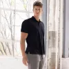 C-IN2 Perfect Pima Relaxed Polo Black sold by Underwear Expert
