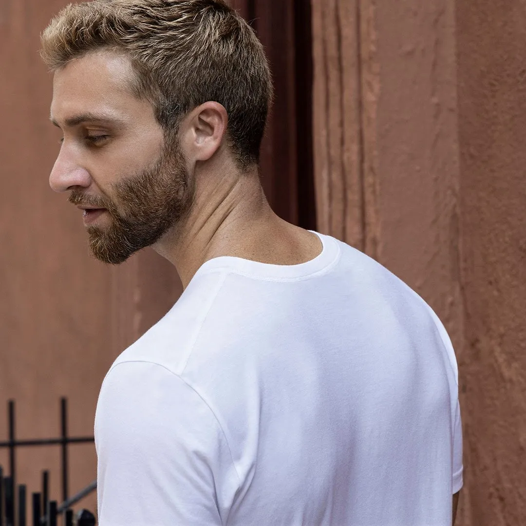 C-IN2 Perfect Pima Relaxed Crew Neck T-Shirt White sold by Underwear Expert product image thumbnail 5