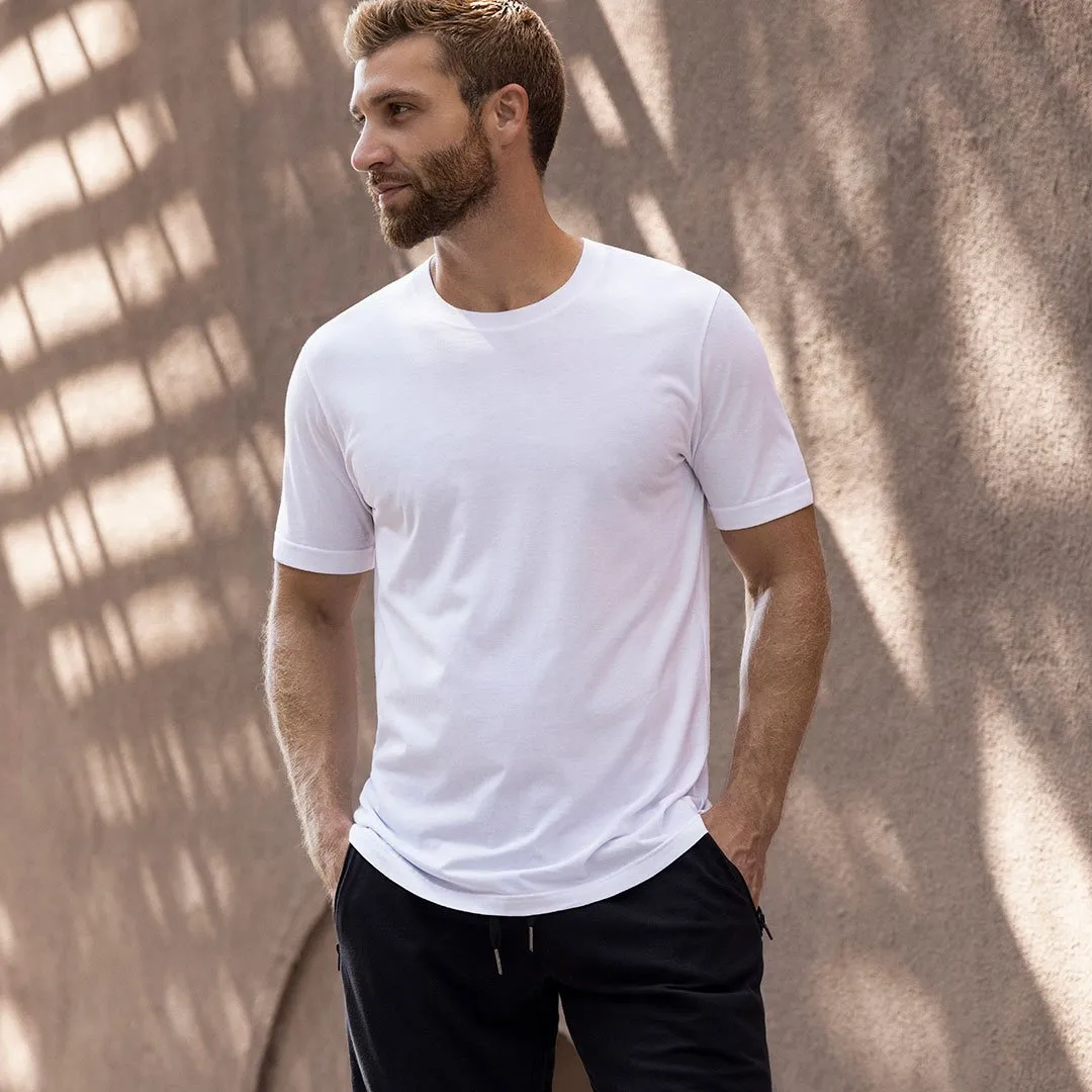 C-IN2 Perfect Pima Relaxed Crew Neck T-Shirt White sold by Underwear Expert product image thumbnail 4