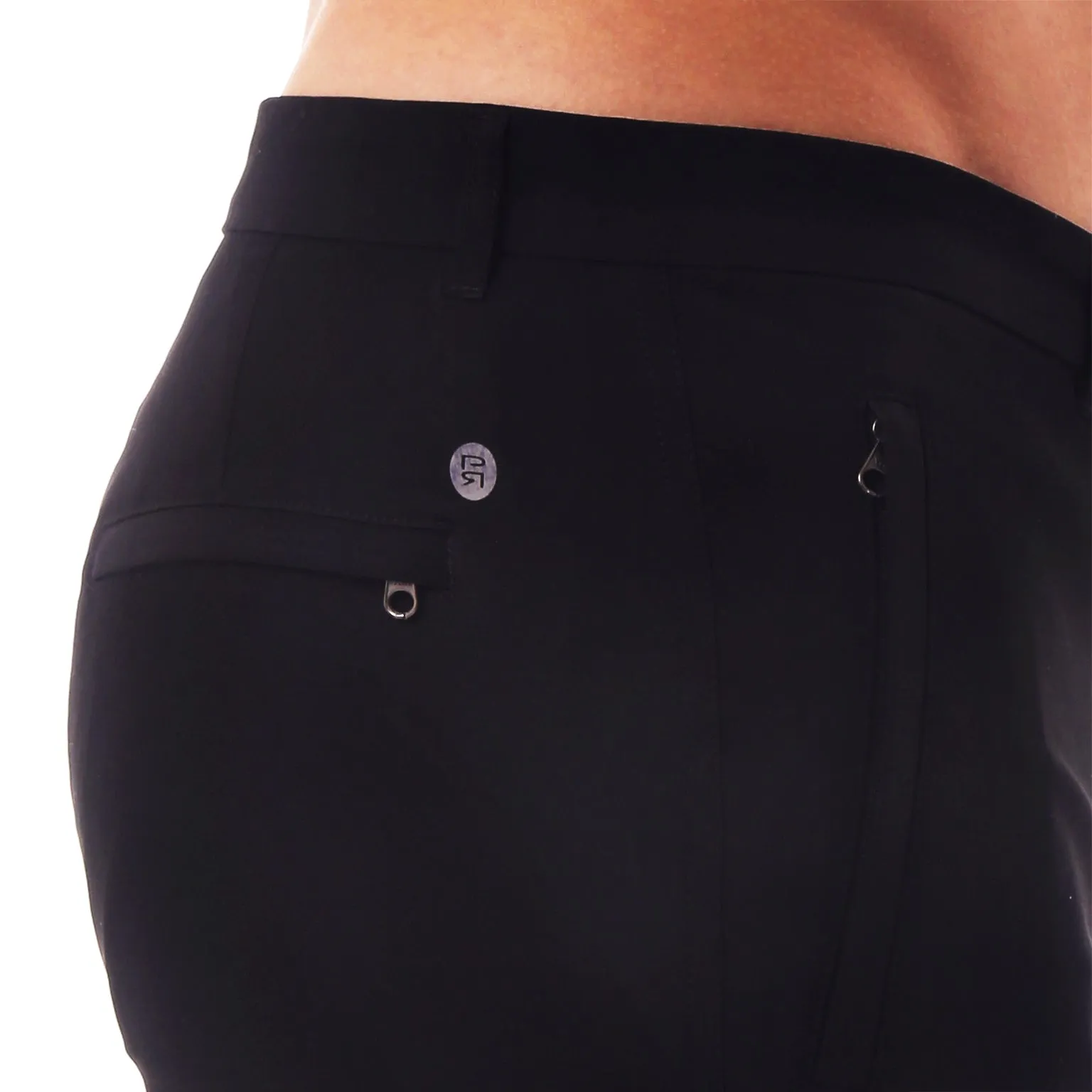 Parke & Ronen Actionwear Black Solid Action Stretch Holler Shorts sold by Underwear Expert product image thumbnail 5