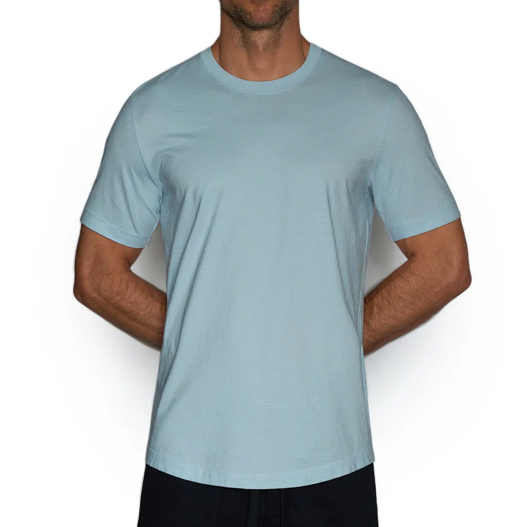 C-IN2 Perfect Pima Relaxed Crew Neck T-Shirt Blythe Blue sold by Underwear Expert