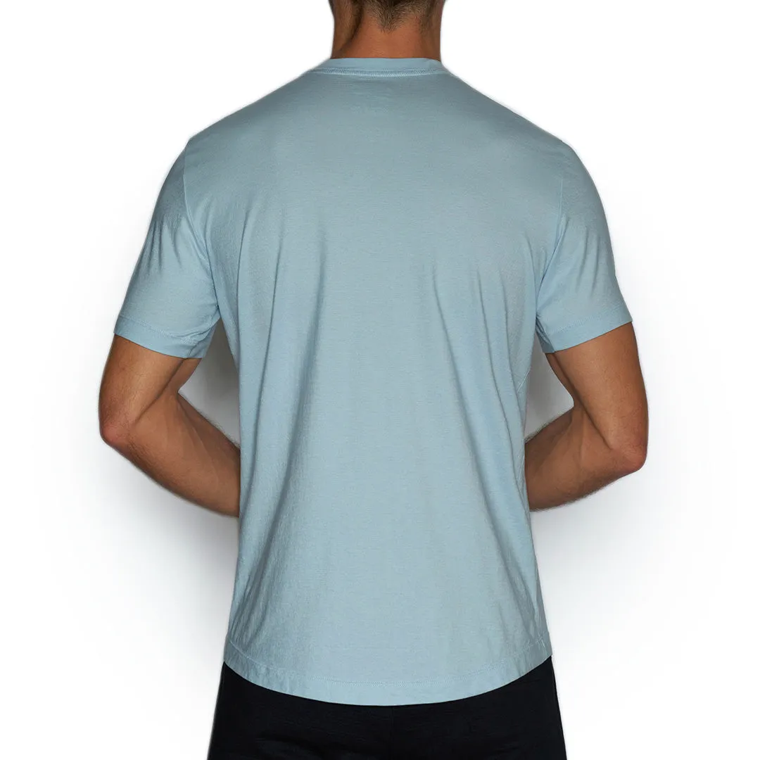 C-IN2 Perfect Pima Relaxed Crew Neck T-Shirt Blythe Blue sold by Underwear Expert product image thumbnail 2