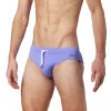 Parke & Ronen Lilac Solid Meridian Swim Brief sold by Underwear Expert