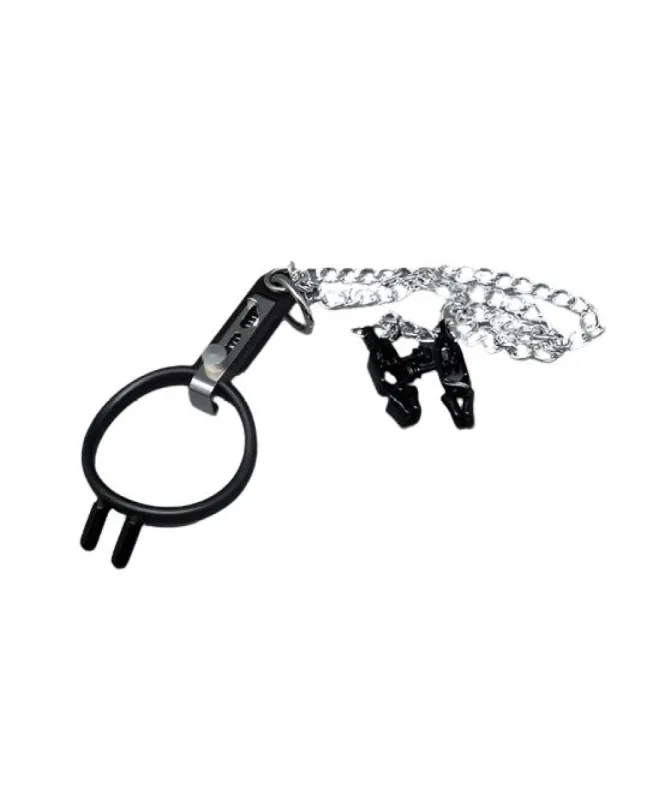 Andrew Christian Trophy Boy "Open Wide" with Nipple Clamps sold by Underwear Expert