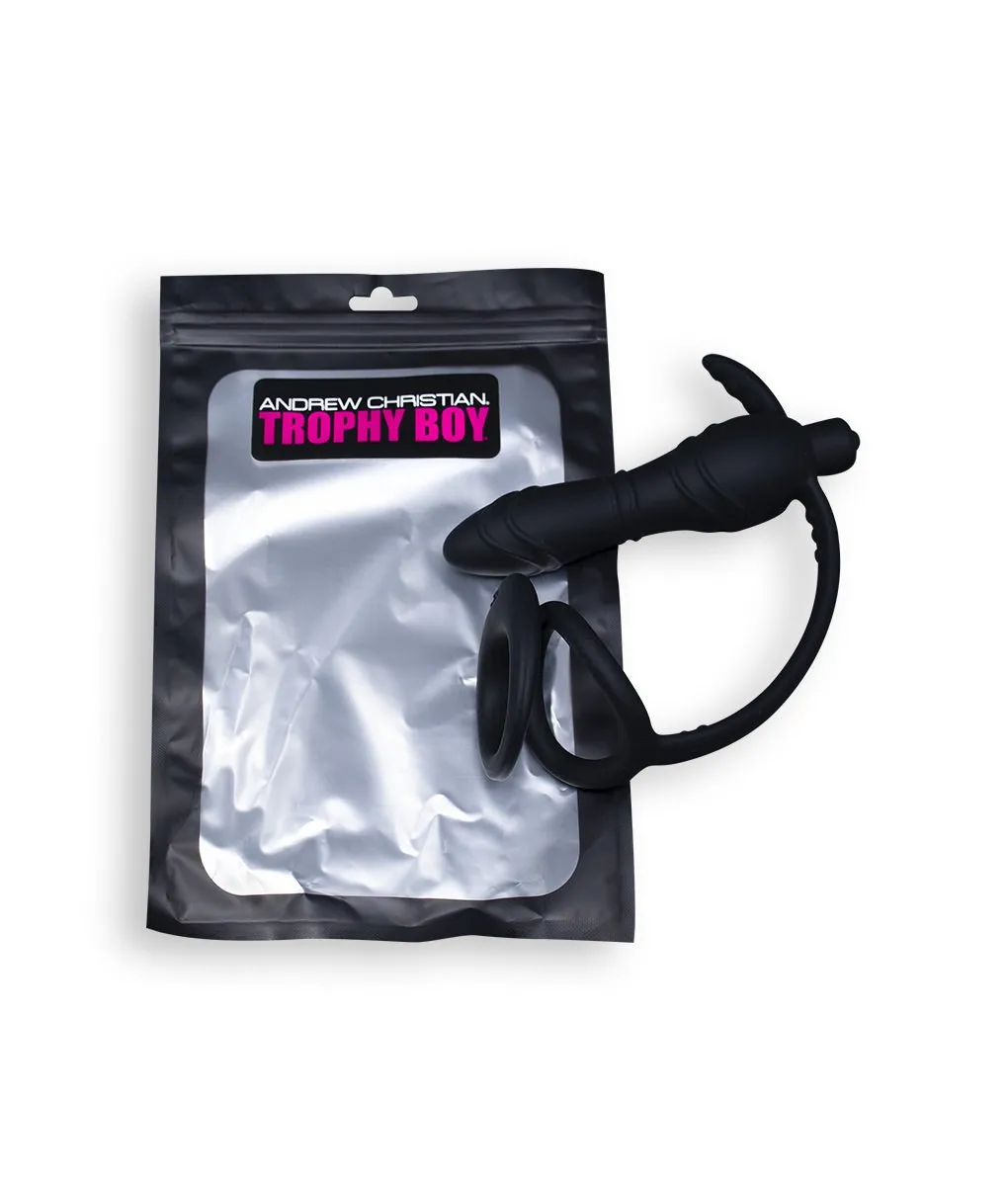 Andrew Christian Trophy Boy Cock Ring and Anal Vibrator sold by Underwear Expert product image thumbnail 3