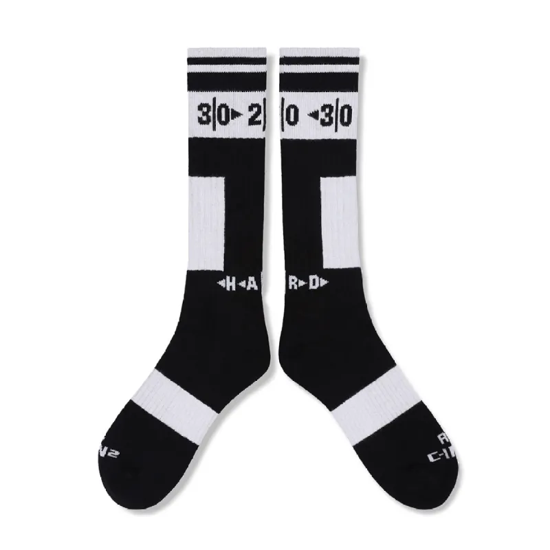 C-IN2 H+A+R+D Soccer Socks Single Pack Black sold by Underwear Expert