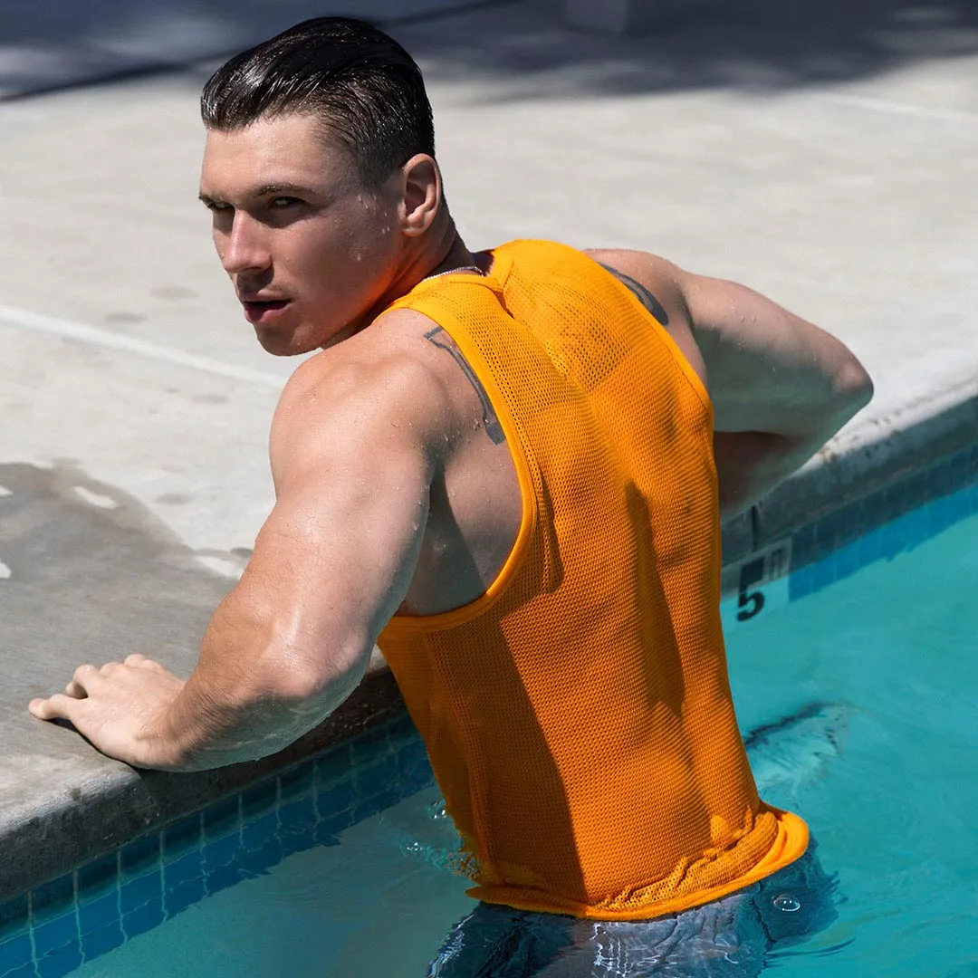 C-IN2 Scrimmage Relaxed Tank Oakley Orange sold by Underwear Expert product image thumbnail 3